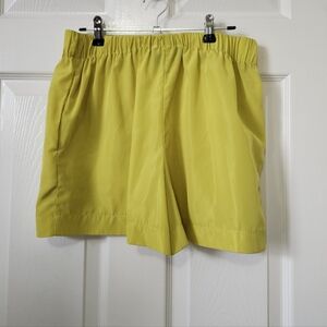 Anthropologie Sunday Brooklyn Lemon Yellow Women's Shorts S